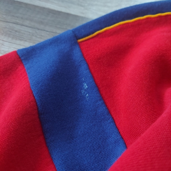 Vintage Red Blue Crewneck Sweatshirt - Picture 6 of 9
